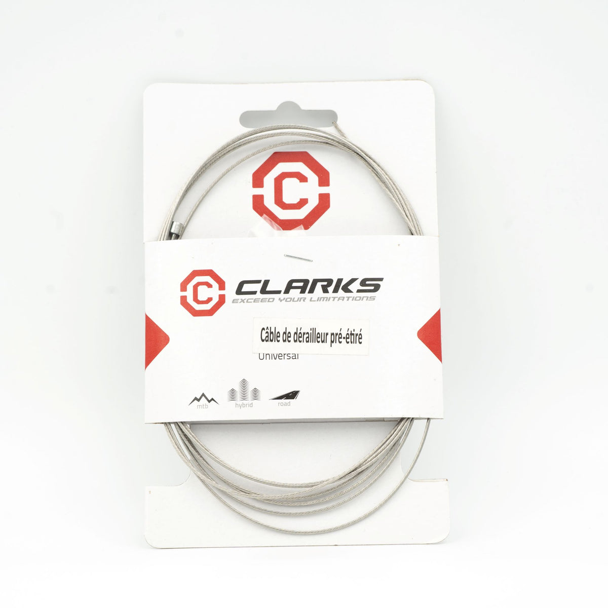Schaltwerk-Kabel CLARKS DIE DRAWN Polierter Edelstahl