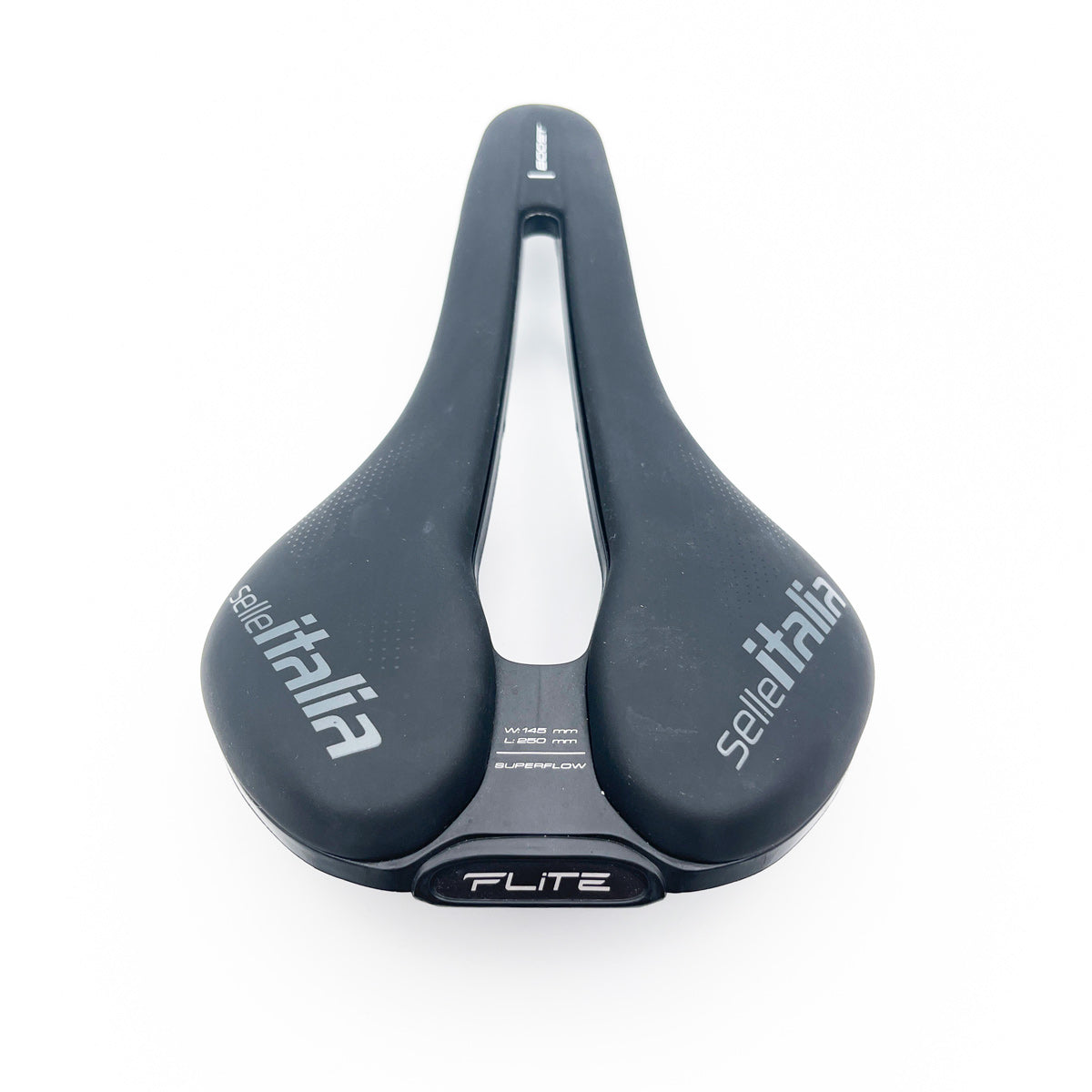 Sattel SELLE ITALIA FLITE BOOST SUPERFLOW L Mangan-Schienen Schwarz