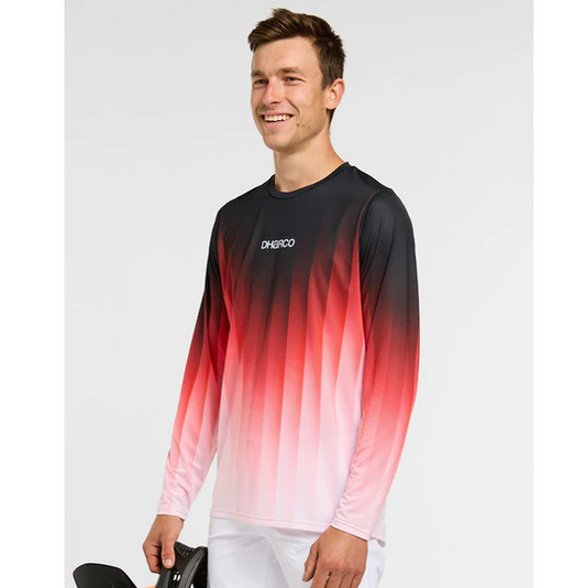 Trikot DHARCO RACE PRISM Langarm Rot
