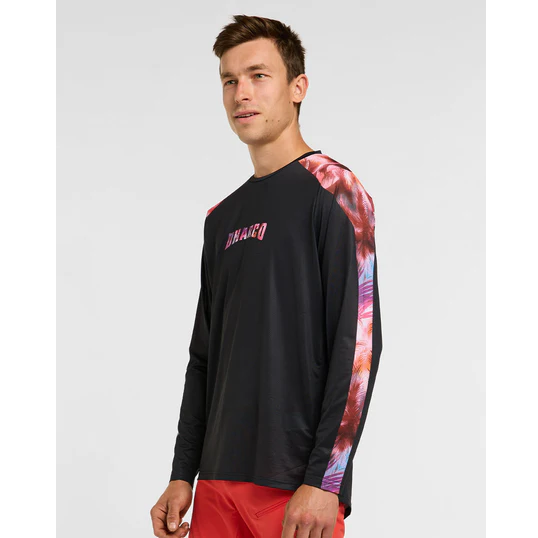 DHARCO RACE NEBULA Langarm-Trikot Schwarz