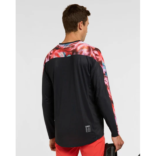 DHARCO RACE NEBULA Langarm-Trikot Schwarz