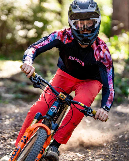 DHARCO RACE NEBULA Langarm-Trikot Schwarz
