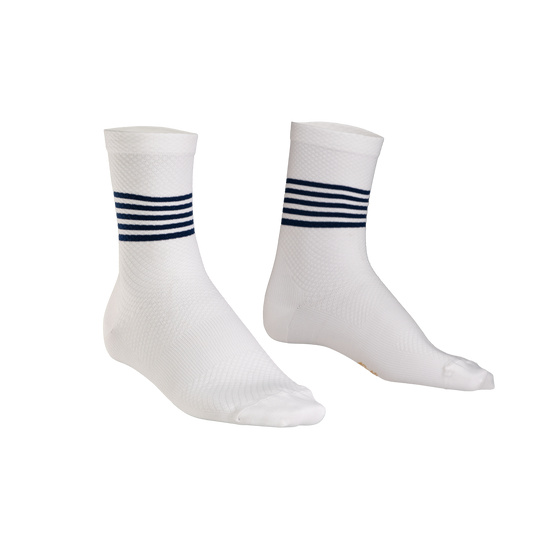 Socken PROBIKESHOP By CHEF DE FILE MARINIERE Weiß/Blau