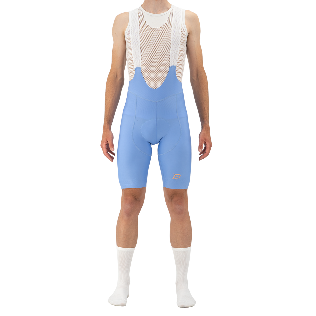 Kurze Trägerhose PROBIKESHOP By CHEF DE FILE Blau