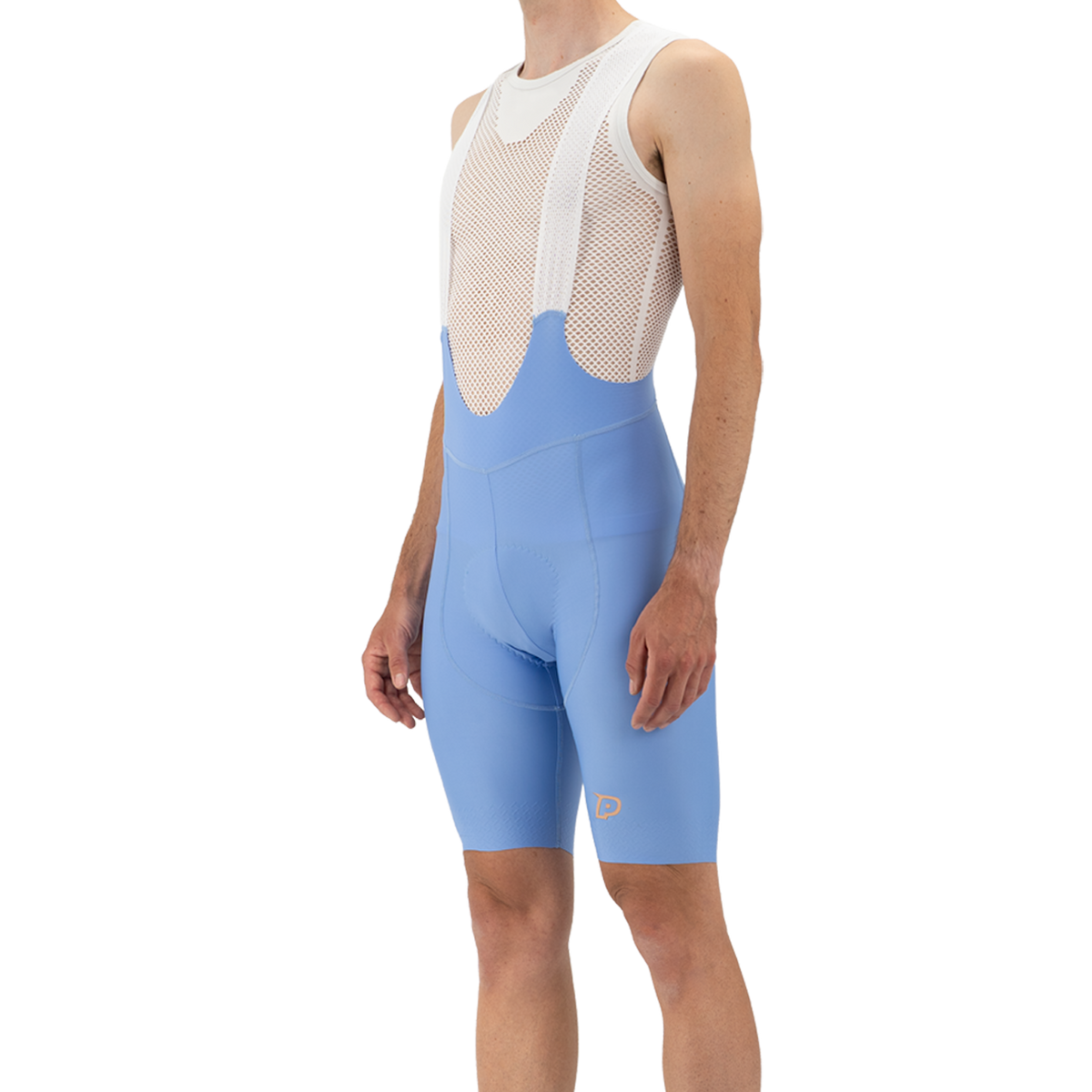 Kurze Trägerhose PROBIKESHOP By CHEF DE FILE Blau