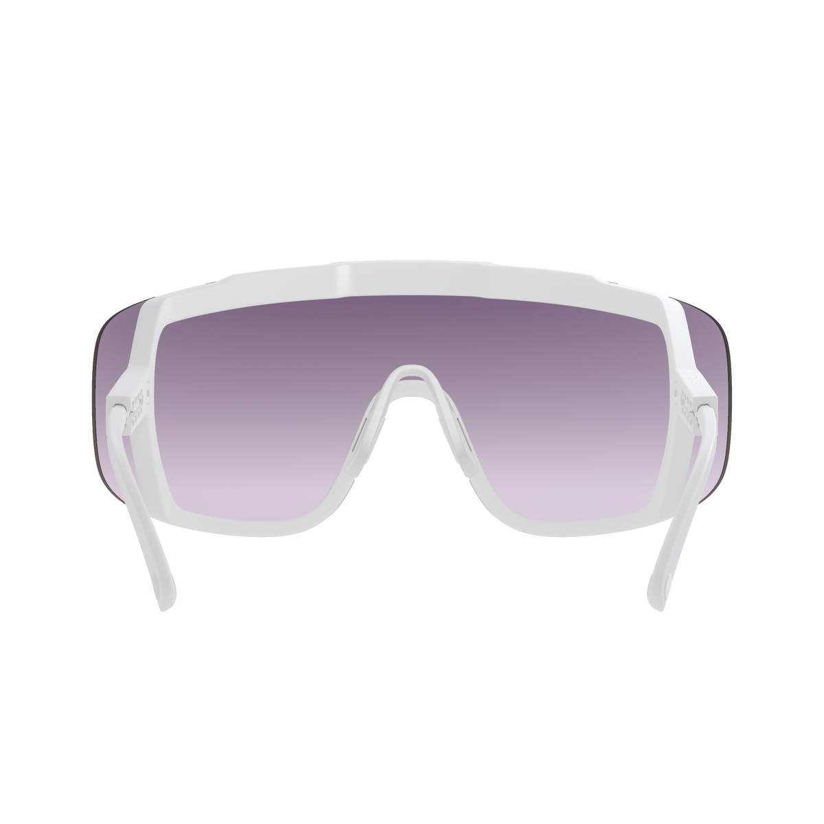 Brille POC DEVOUR + Weiß Glas Clarity Road Sunny Silver
