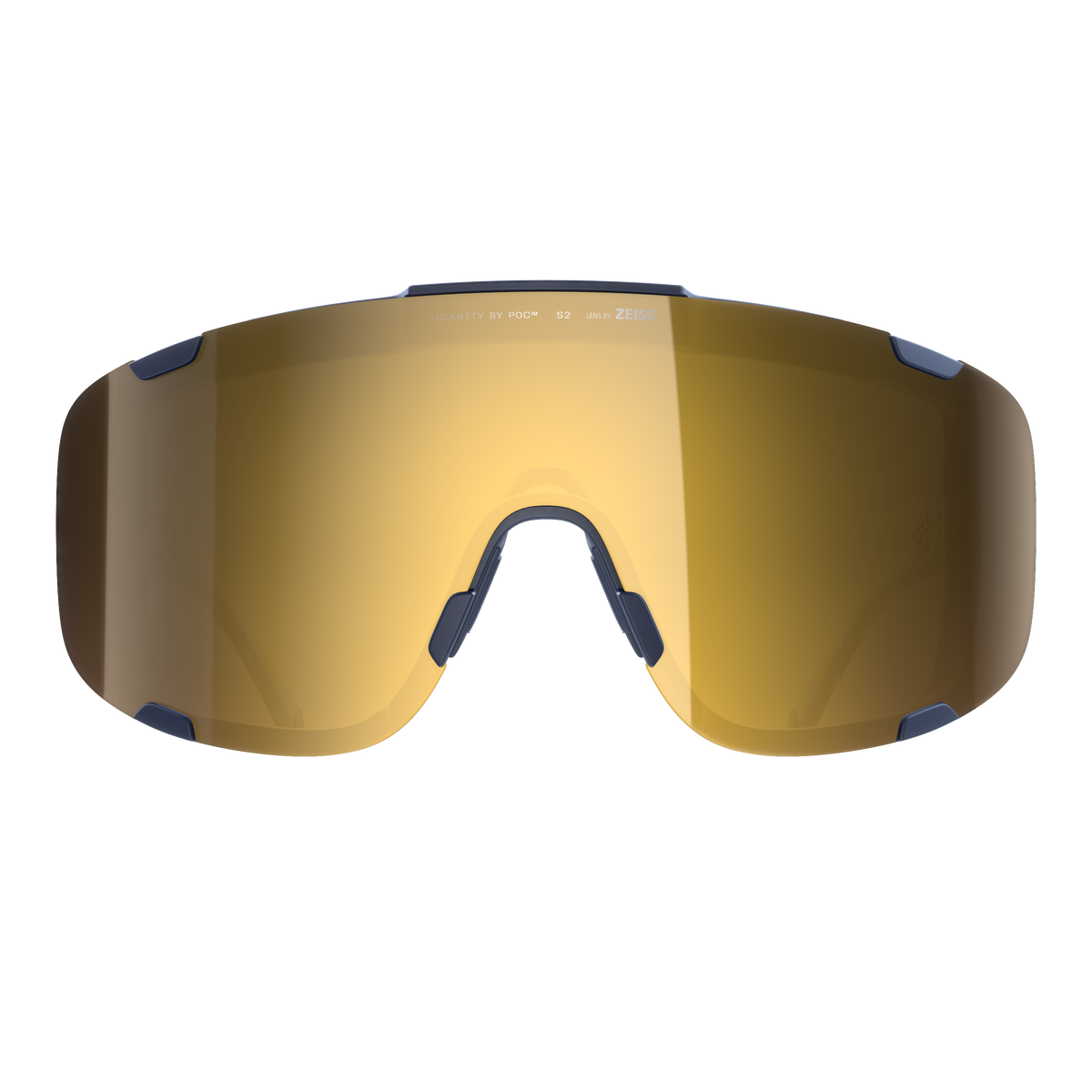Brille POC DEVOUR + Marine Glas Clarity Road Partly Sunny Gold
