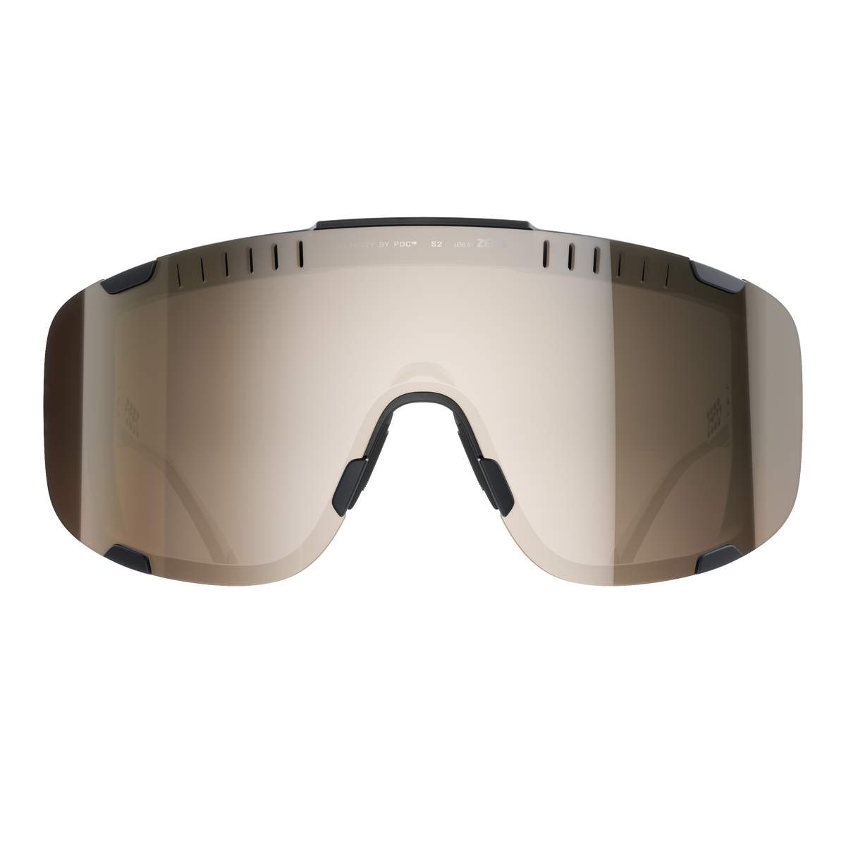 Brille POC DEVOUR WF + Schwarz Scheibe Clarity Trail Partly Sunny Silver