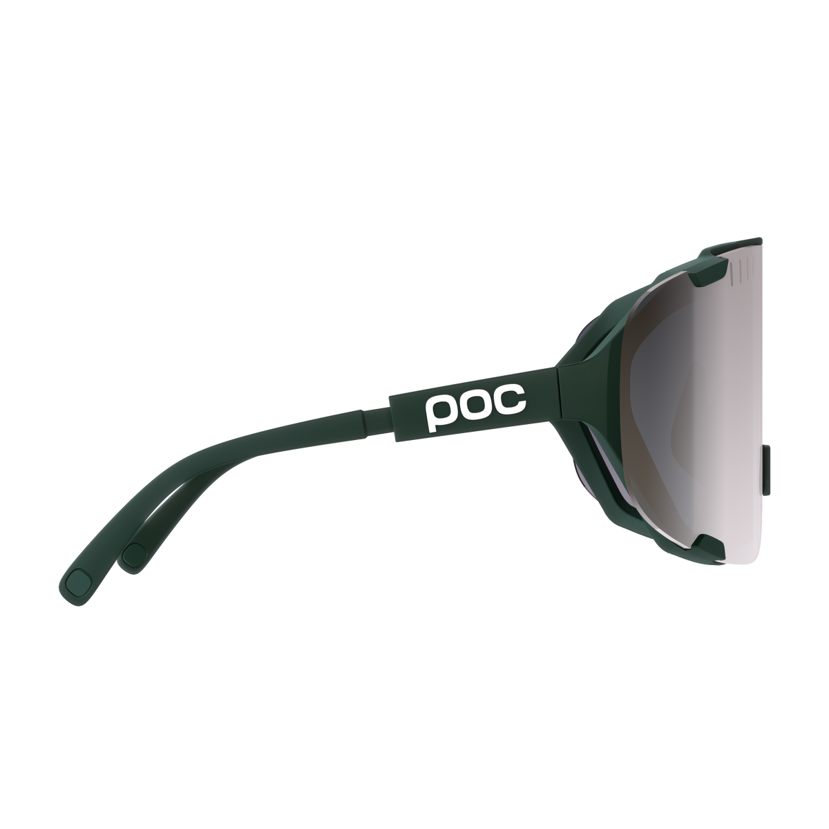 POC DEVOUR WF+ Brille Khaki Clarity Road Sunny Silver Glas
