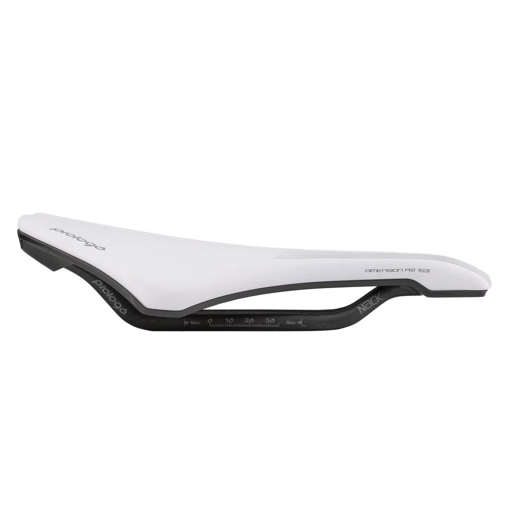 Sattel PROLOGO DIMENSION R2 153mm Schienen Nack Weiß