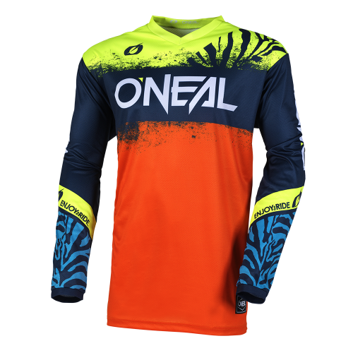 Trikot O'NEAL ELEMENT SHOCKER Junior Langarm Blau/Orange