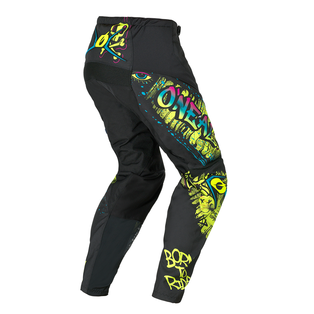 Hose O'NEAL ELEMENT RANCID Junior Schwarz/Gelb
