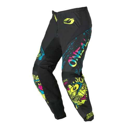 Hose O'NEAL ELEMENT RANCID Junior Schwarz/Gelb