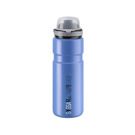 Trinkflasche Stahl ELITE SYSSA RACE Hellblau Matt
