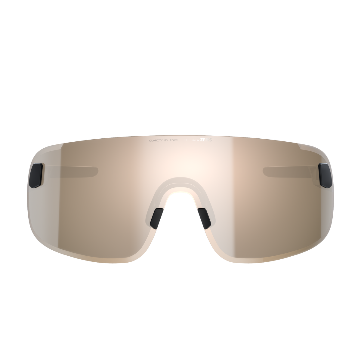 Brille POC ELICIT Schwarz Glas Clarity Trail Partly Sunny Silver