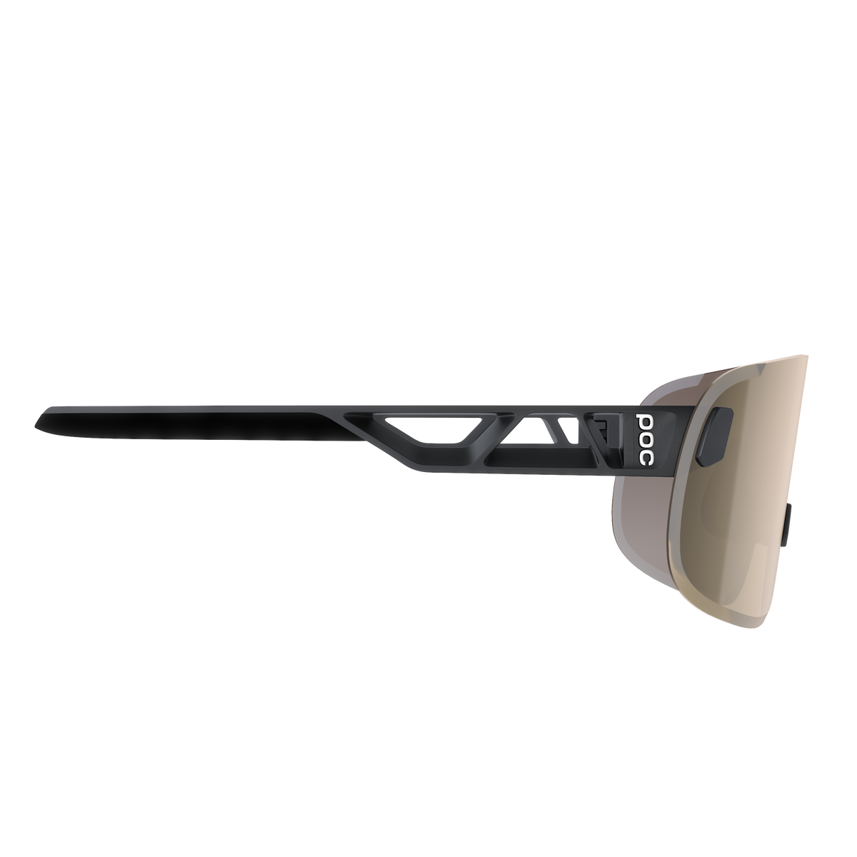 Brille POC ELICIT Schwarz Glas Clarity Trail Partly Sunny Silver