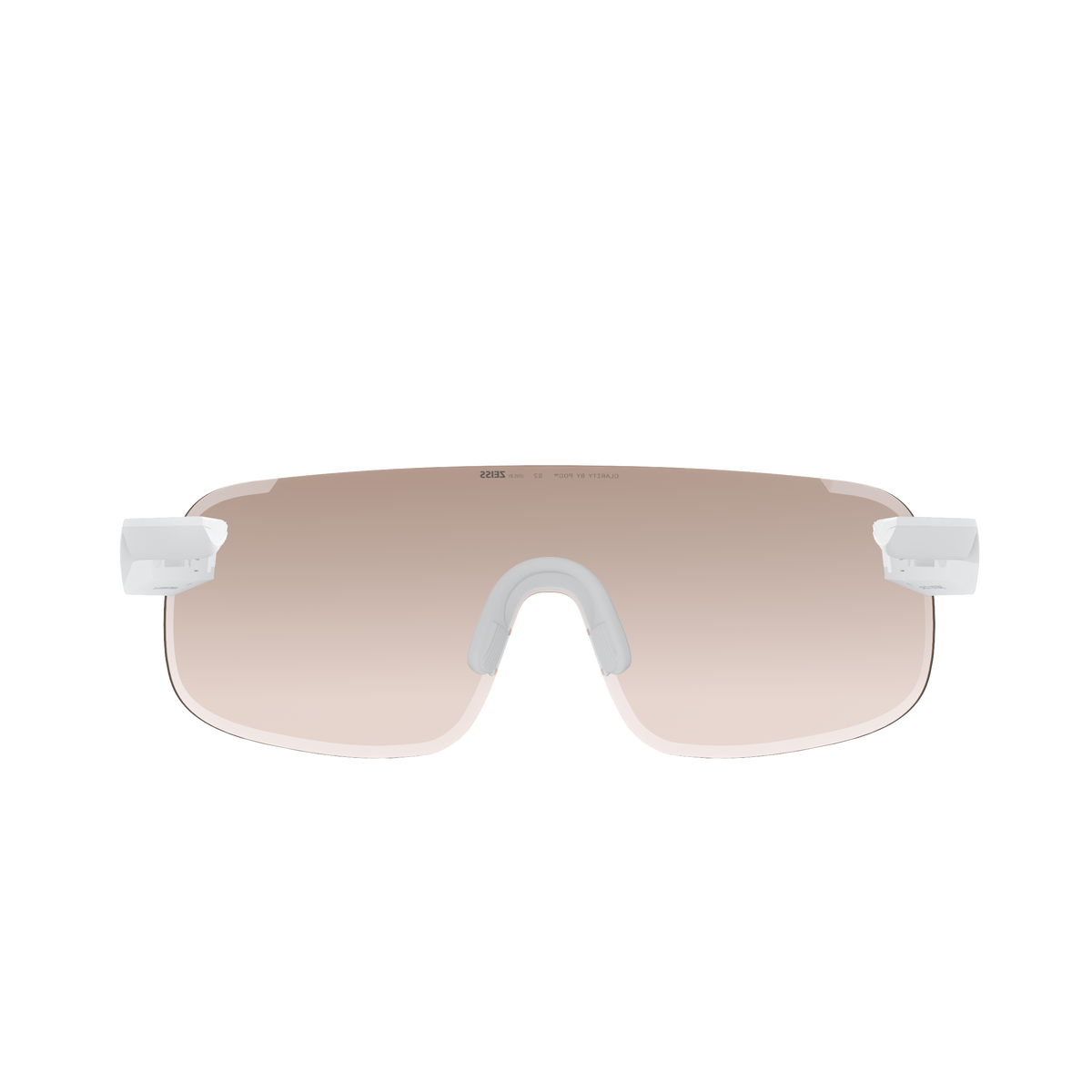 Brille POC ELICIT Weiß Glas Clarity Trail Partly Sunny Silver