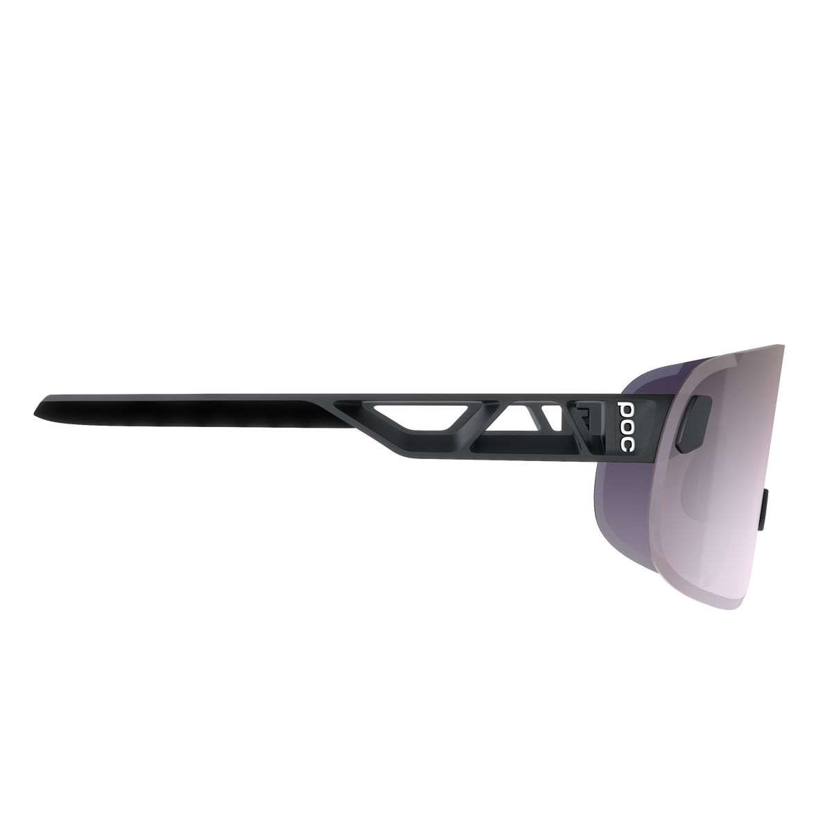 Brille POC ELICIT + Schwarz Glas Clarity Road Sunny Silver