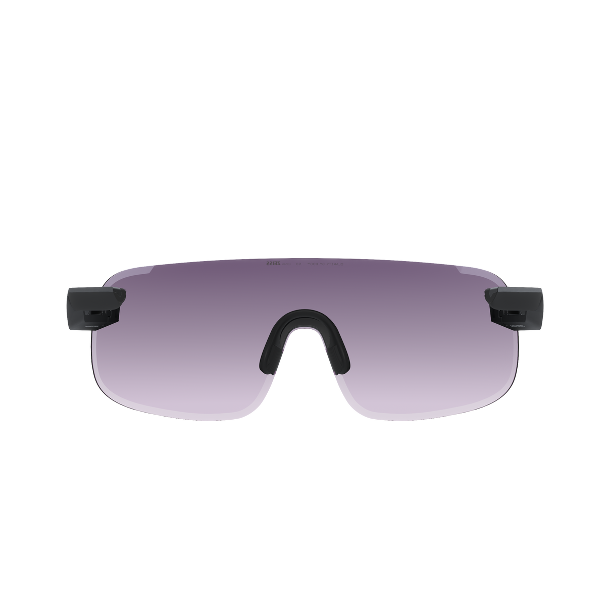 Brille POC ELICIT + Schwarz Glas Clarity Road Sunny Silver