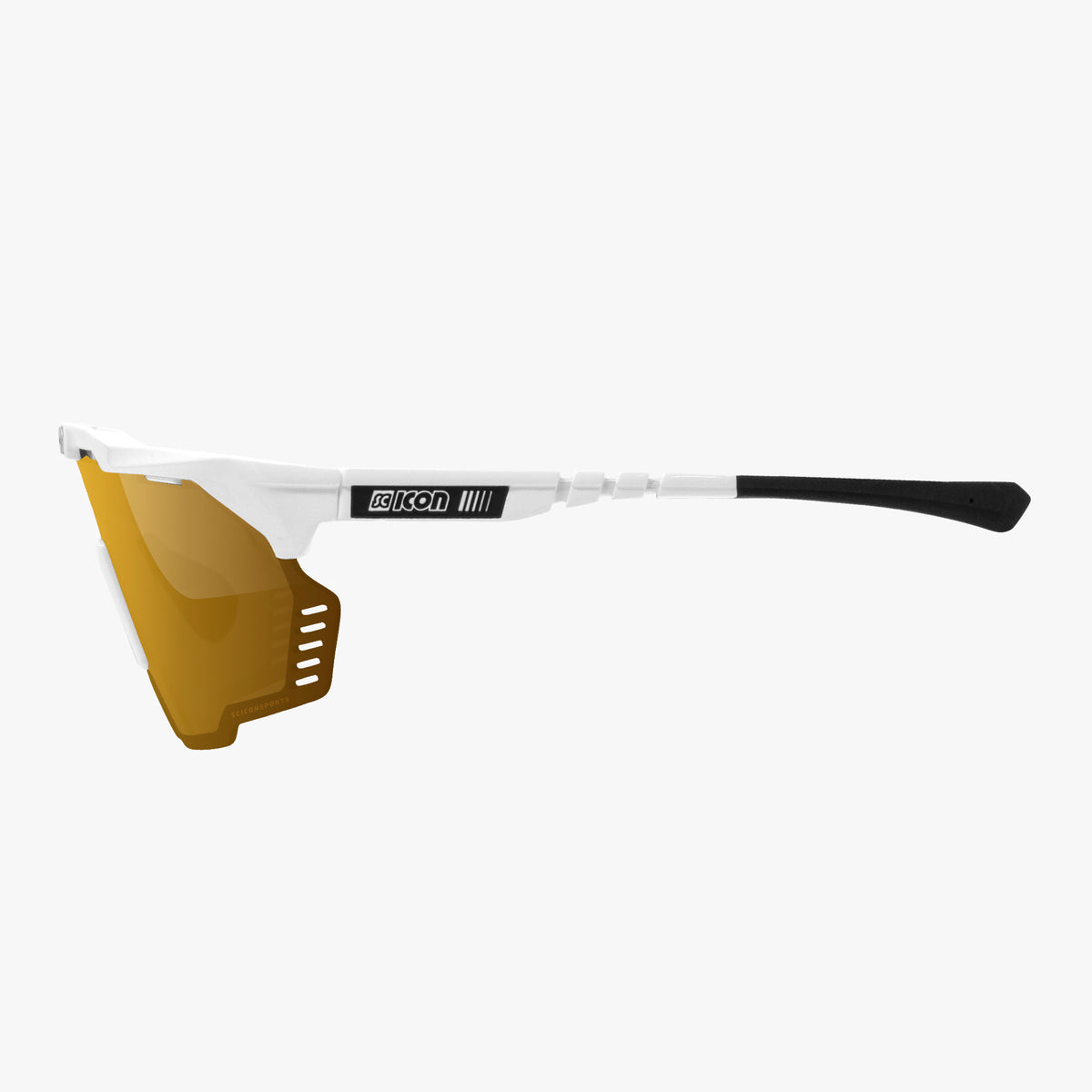 Brille SCICON AEROSHADE KUNKEN Weiß Multimirror Bronze
