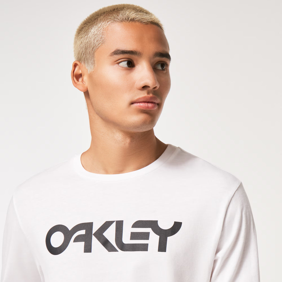 T-Shirt OAKLEY MARK II 2.0 Lange Ärmel Weiß/Schwarz