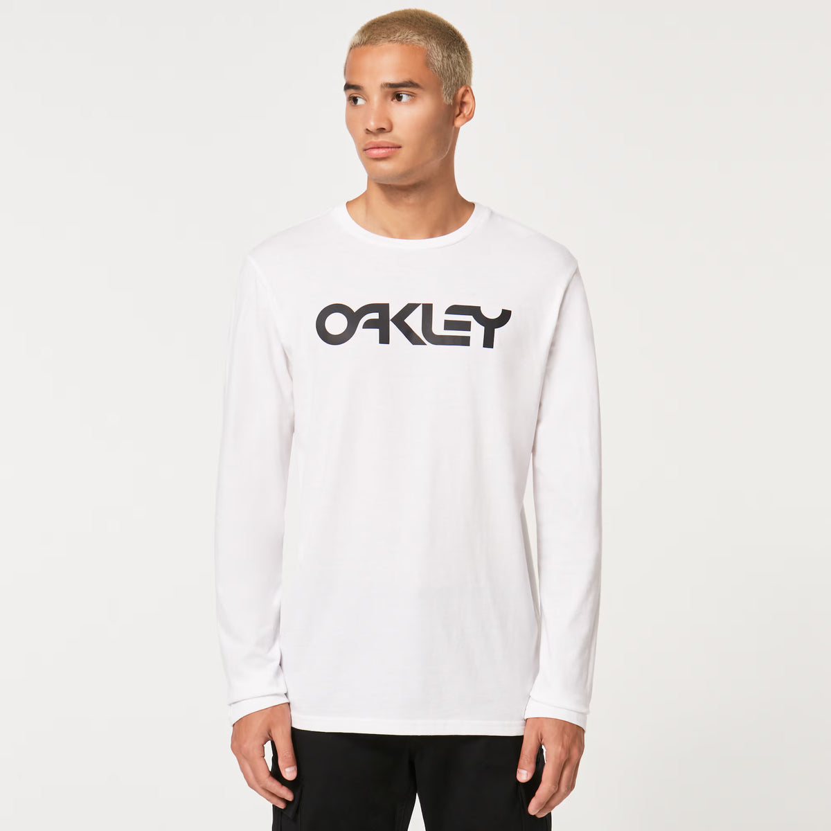 T-Shirt OAKLEY MARK II 2.0 Lange Ärmel Weiß/Schwarz