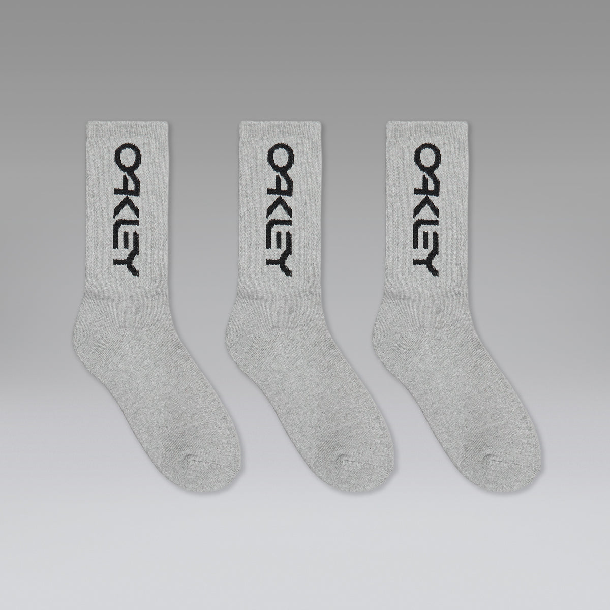 Socken OAKLEY B1B SOCKS 2.0 Grau (3er-Pack)