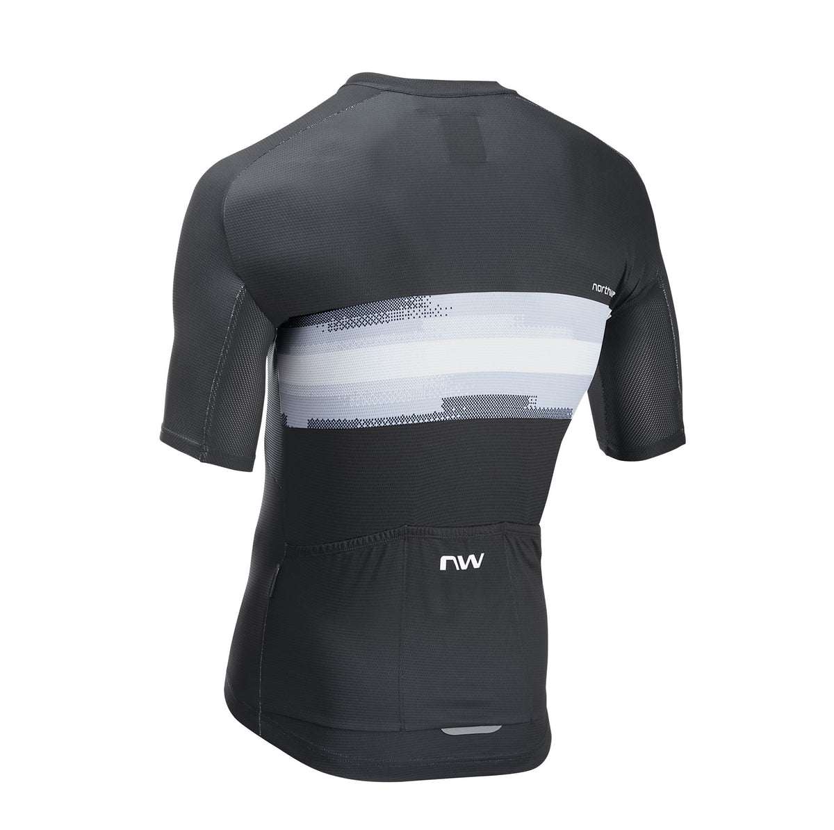 Trikot NORTHWAVE FORCE EVO Kurzarm Schwarz/Weiß