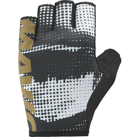 Kurzfingerhandschuhe MAVIC ESSENTIAL PADDED GRAPHIC Schwarz/Weiß