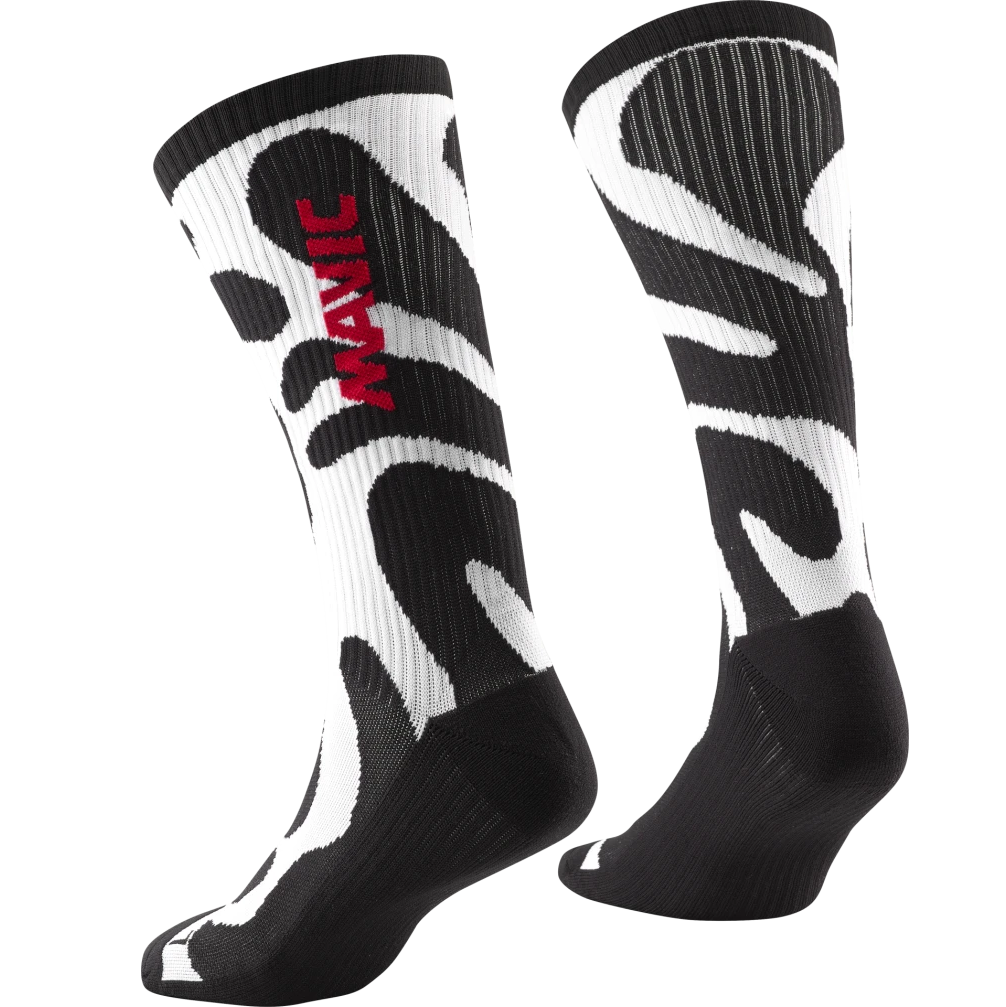 Socken MAVIC DEEMAX Schwarz/Weiß