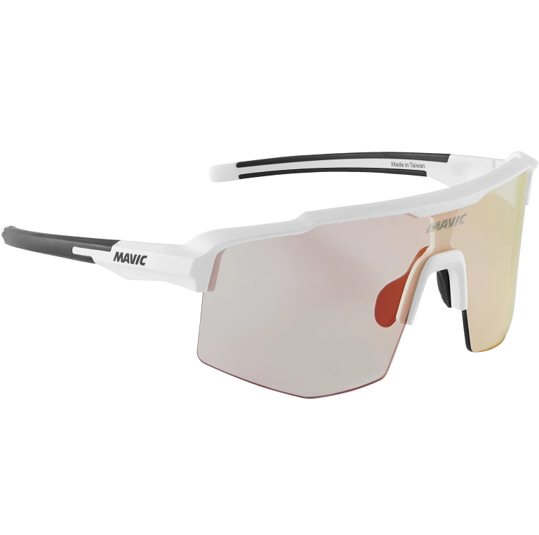 Brille MAVIC MVS SHIELD Weiß Glas Rot Photochrom