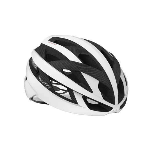 Rennradhelm RUDY PROJECT REBEL CARBON Weiß Matt