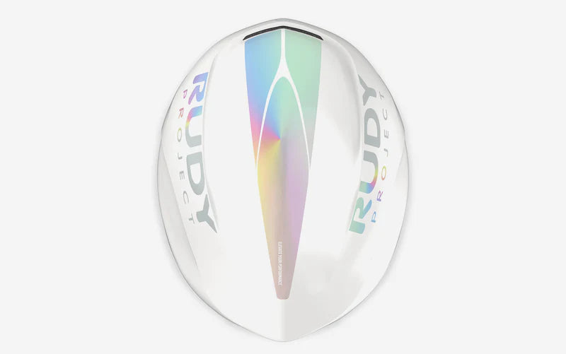 Straßenhelm RUDY PROJECT NYTRON PRO Weiß Iridescent Matt