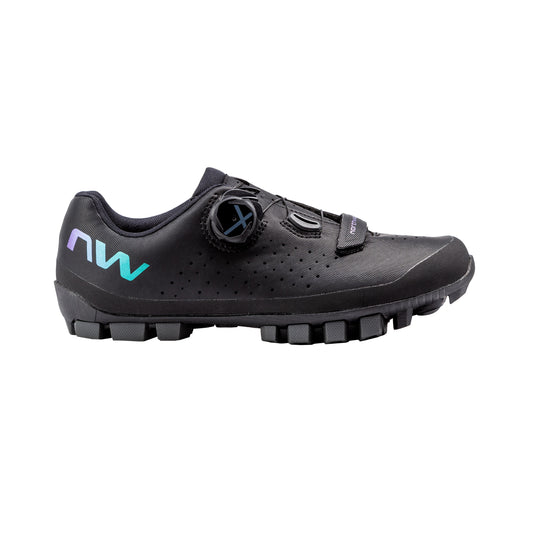 MTB XC/Gravel-Schuhe NORTHWAVE HAMMER PLUS Damen Schwarz/Iridescent