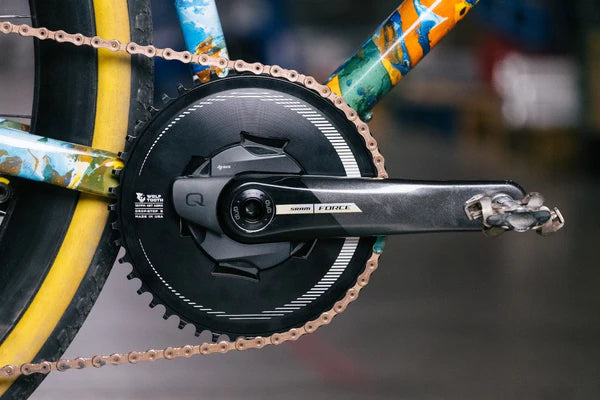 Mono-Kettenblatt 12/13-Gang WOLF TOOTH AERO Sram 107mm Leistungsmesser