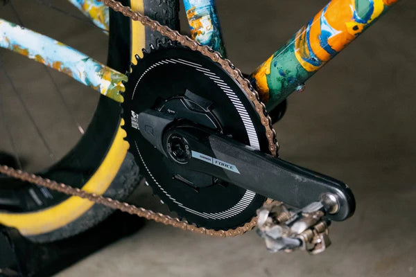 Mono-Kettenblatt 12/13-Gang WOLF TOOTH AERO Sram 107mm Leistungsmesser