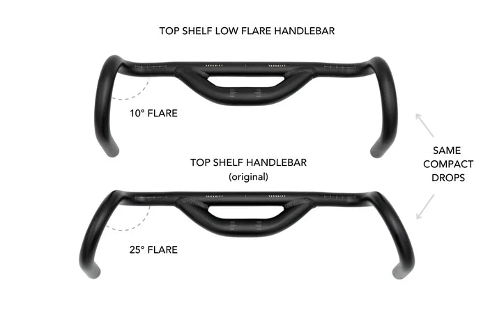 Gravel-Lenker REDSHIFT Top Shelf 25° Flare Rise 70mm