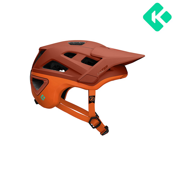 MTB-Helm LAZER JACKAL KINETICORE Rostbraun Orange