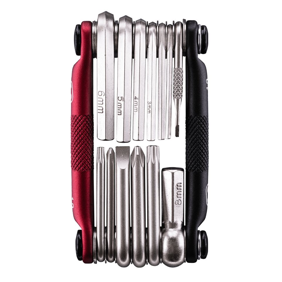 CRANKBROTHERS MULTI-13 Multitool in Schwarz/Rot