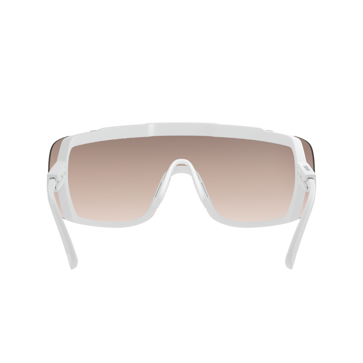Brille POC DEVOUR MID Weiß Glas Clarity Trail Partly Sunny Silver