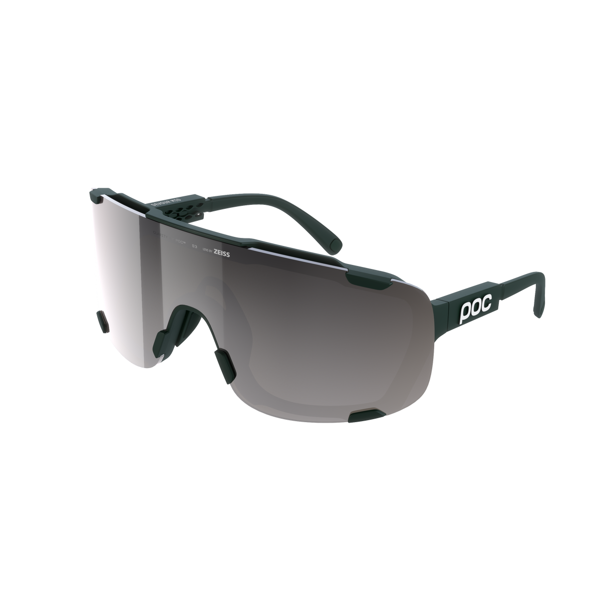 Brille POC DEVOUR MID Kaki Glas Clarity Road /Sunny Silver