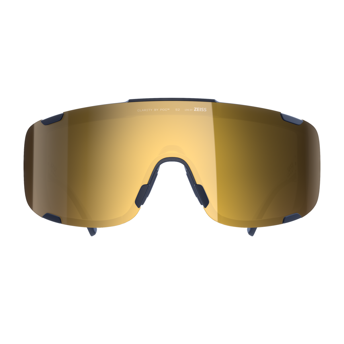 Brille POC DEVOUR MID Marine Glas Clarity Road Partly Sunny Gold