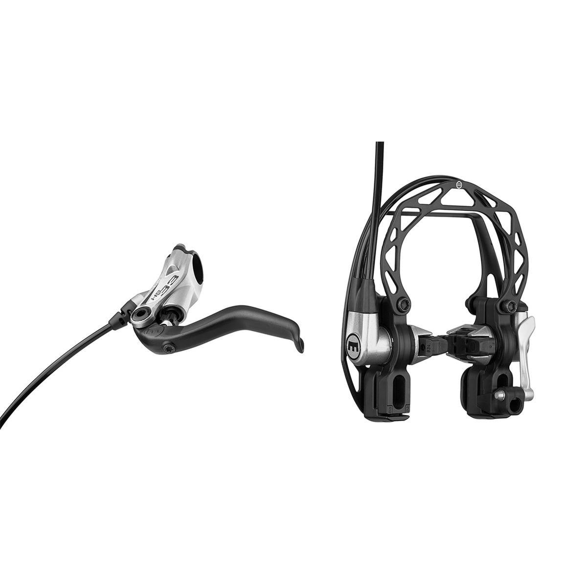MAGURA HS33 2-Finger Vorder- oder Hinterbremse Silber