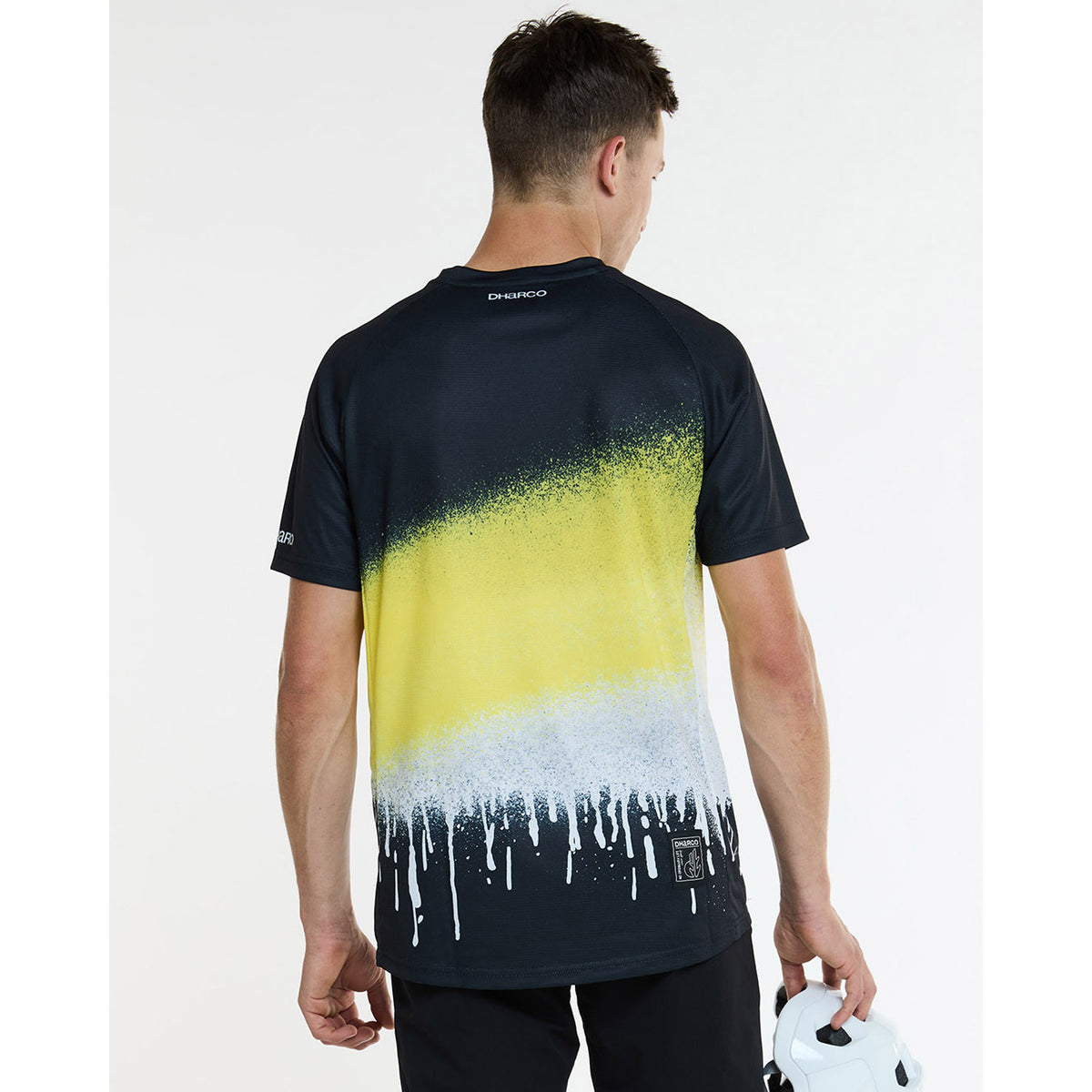 Trikot DHARCO ACID RAIN Kurzarm Schwarz/Gelb