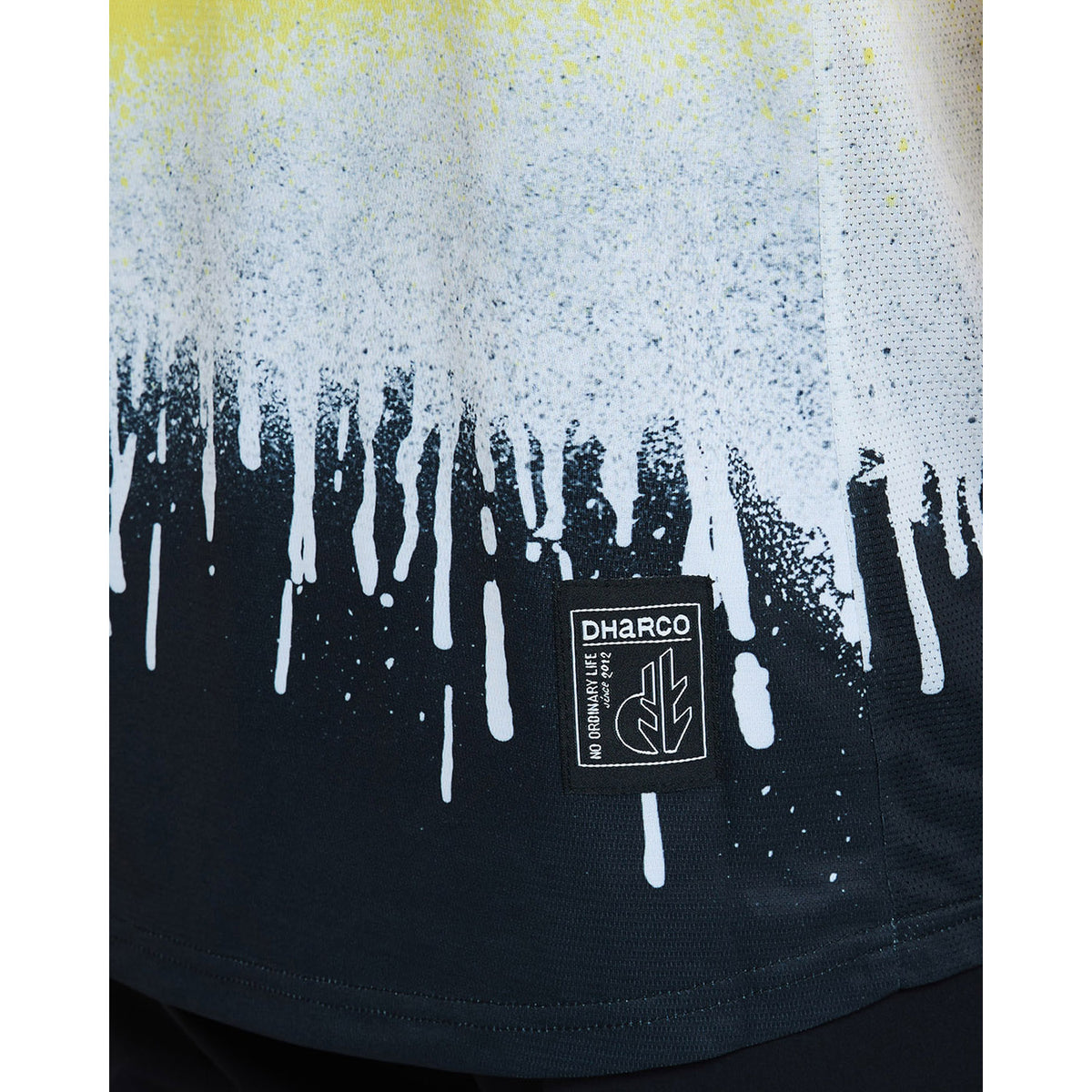 Trikot DHARCO ACID RAIN Kurzarm Schwarz/Gelb