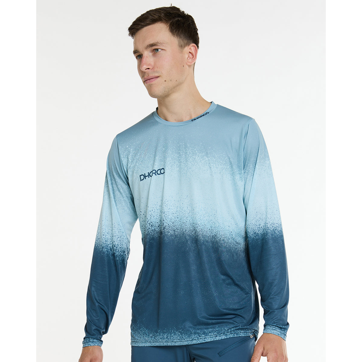 Trikot DHARCO RACE NU WAVE Lange Ärmel Blau
