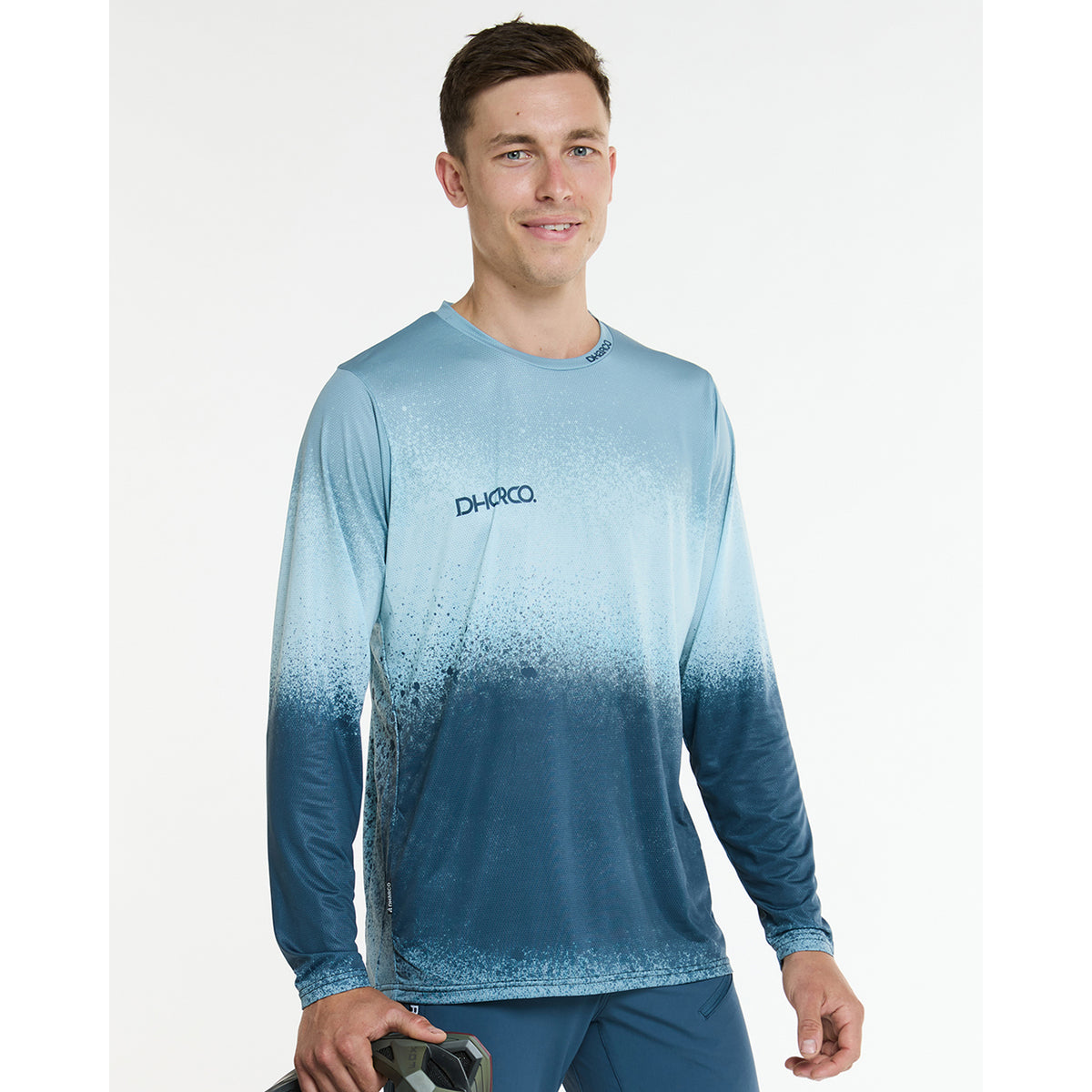 Trikot DHARCO RACE NU WAVE Lange Ärmel Blau