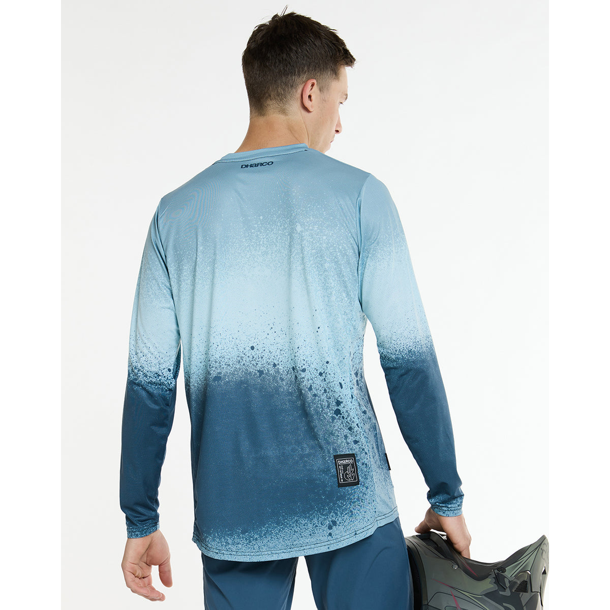 Trikot DHARCO RACE NU WAVE Lange Ärmel Blau