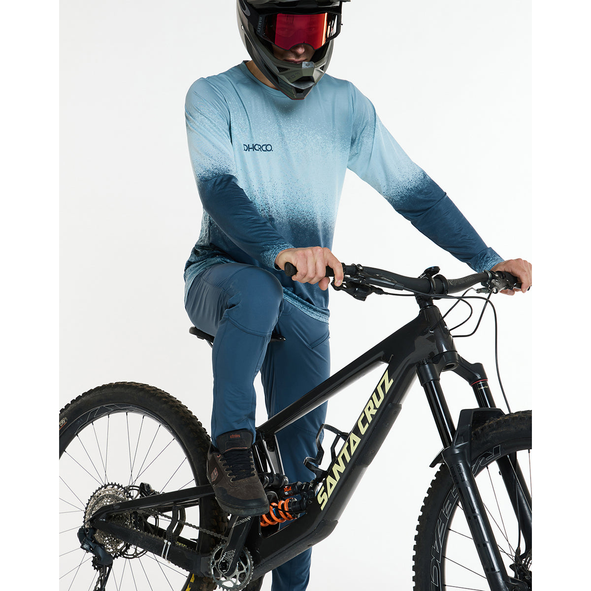 Trikot DHARCO RACE NU WAVE Lange Ärmel Blau