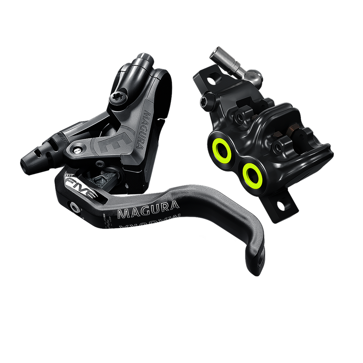 Vorder- oder Hinterbremse MAGURA MT5 PRO HC-Hebel Schwarz